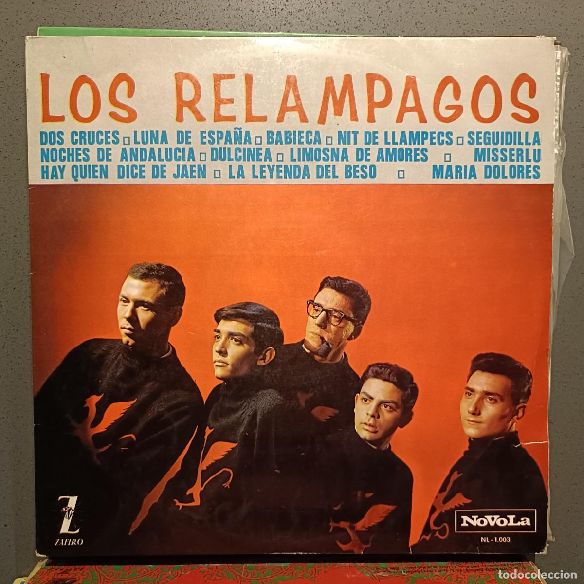 Discos de vinilo: Los Rel&aacute;mpagos - Dos Cruces, Luna de Espa&ntilde;a, Babieca, Misserlu, ... - LP. sello Zafiro 1965
