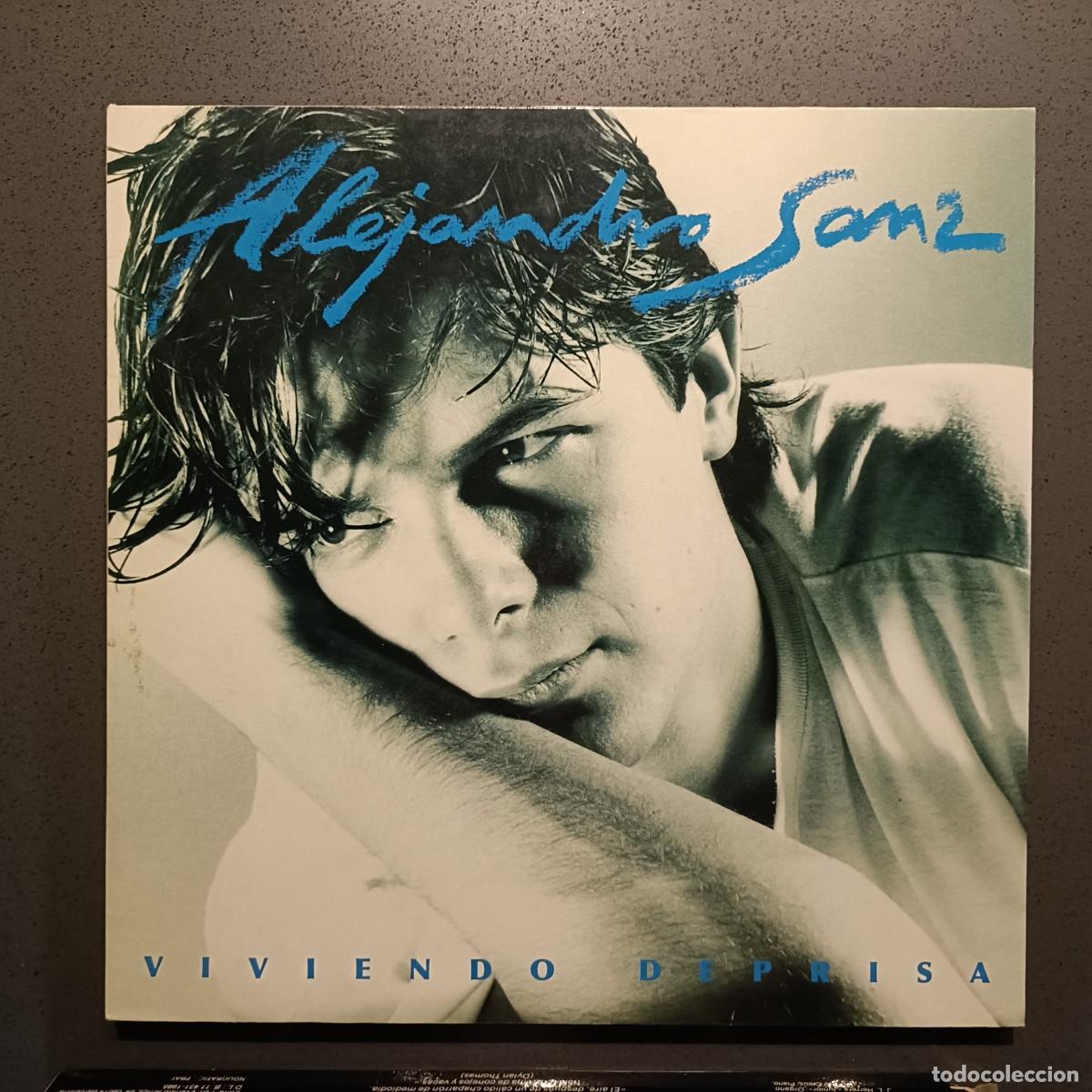 Discos de vinilo: Alejandro Sanz - Viviendo Deprisa - LP. WEA 1991