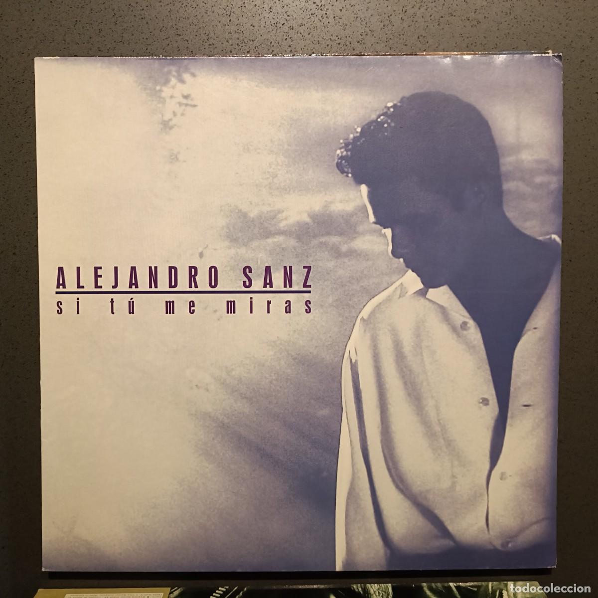 Discos de vinilo: Alejandro Sanz - Si t&uacute; me miras - LP. WEA 1993