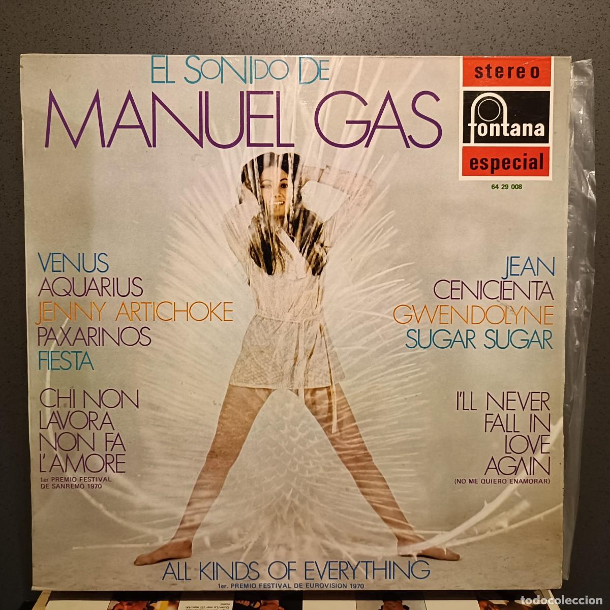Discos de vinilo: Manuel Gas - El Sonido de Manuel Gas (All Kinds Of Everything) - LP. sello Fontana 1970