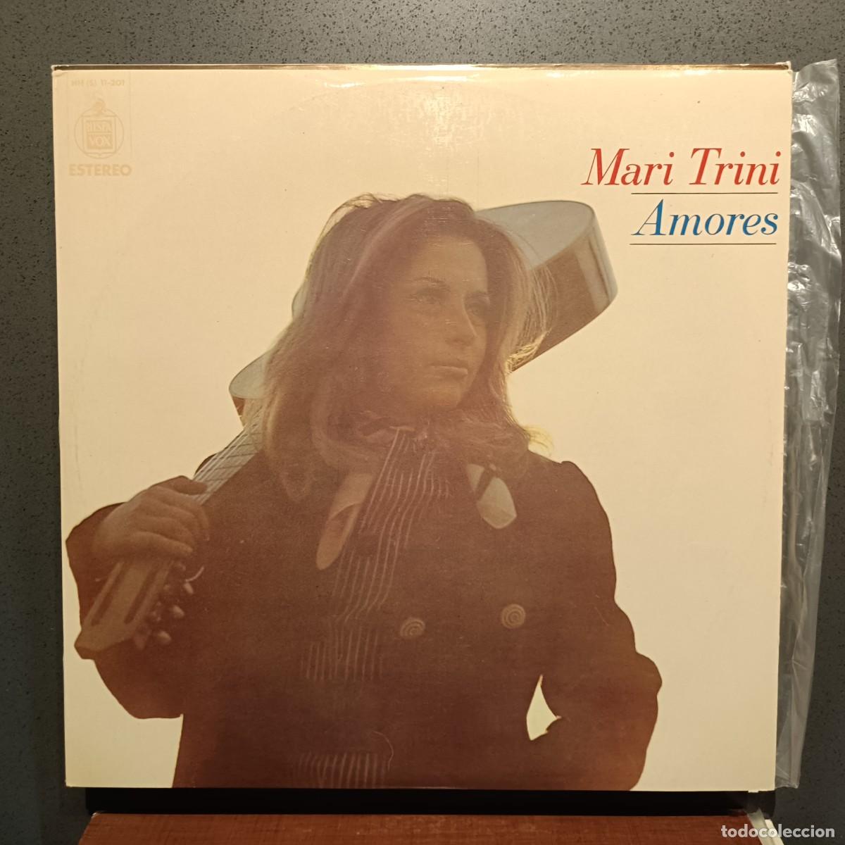 Discos de vinilo: Mari Trini - Amores - LP. sello Hispavox 1970