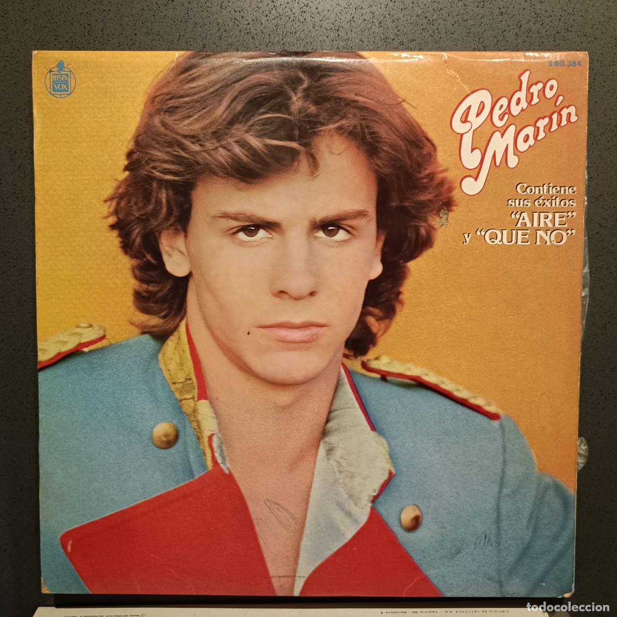 Discos de vinilo: Pedro Mar&iacute;n - Aire / Que no / Y por eso me voy / Aldo Banfi / ... - LP. sello Hispavox 1980