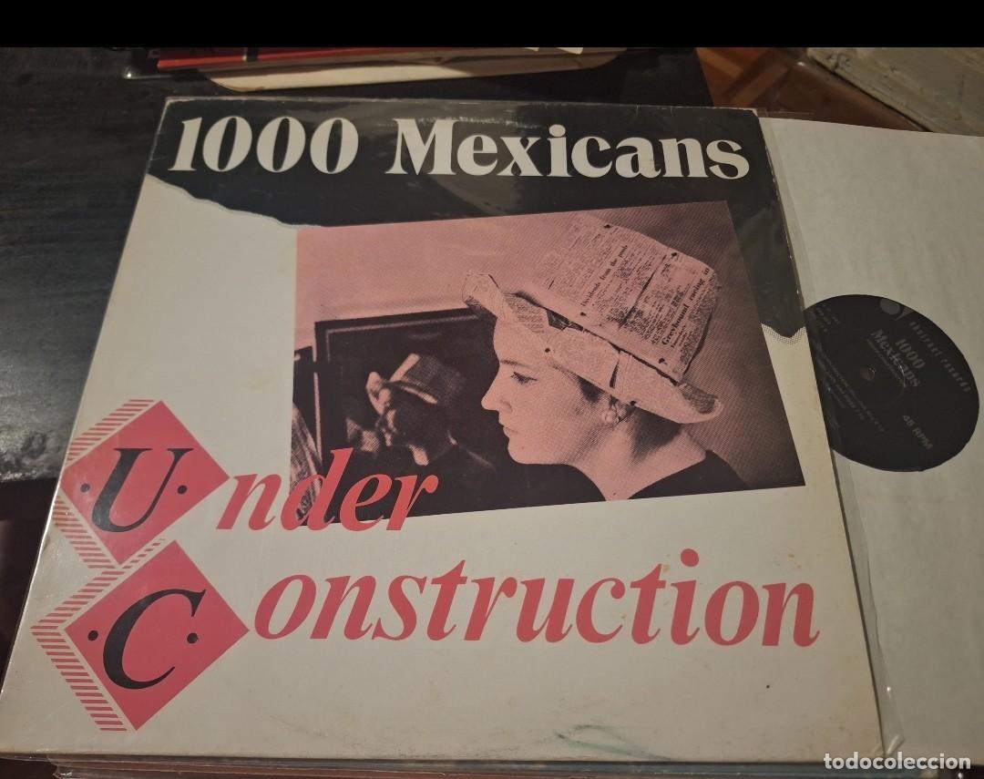 Discos de vinilo: 1000 MEXICANS - UNDER CONTRUCTION 12&rdquo; MAXI UK ABSTRACT 1984 - NEW WAVE SYNTH POP