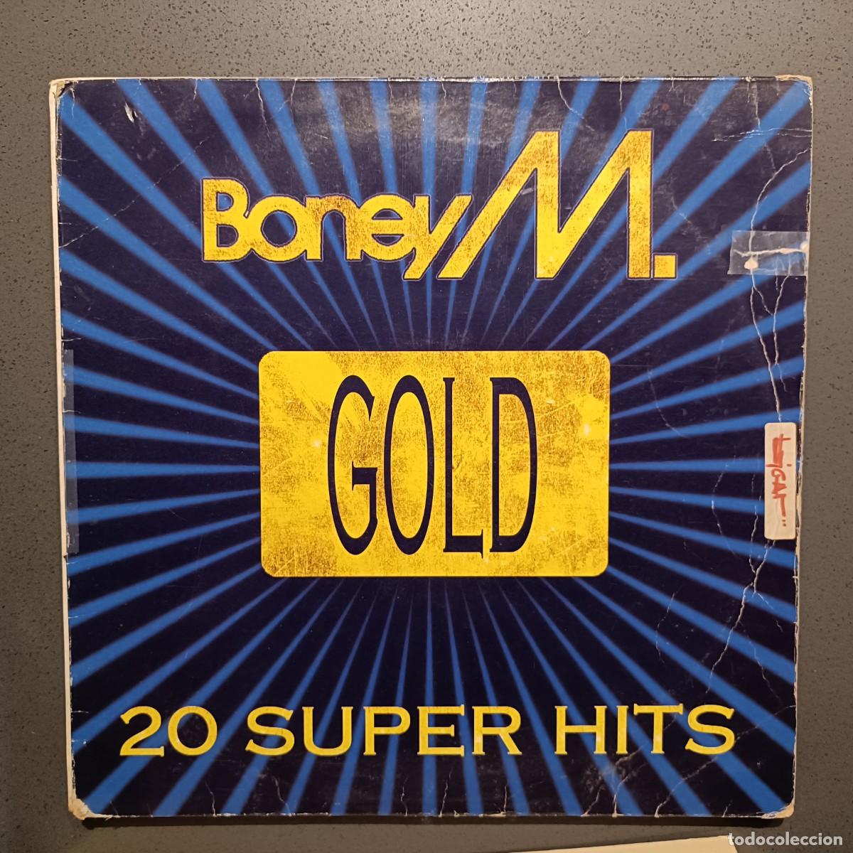Discos de vinilo: Boney M. - Gold (20 Super Hits) - LP. sello Ariola 1992