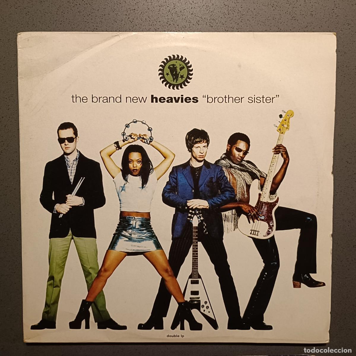 Discos de vinilo: The Brand New Heavies - Brother Sister - Doble LP. A Division of London Records 1994