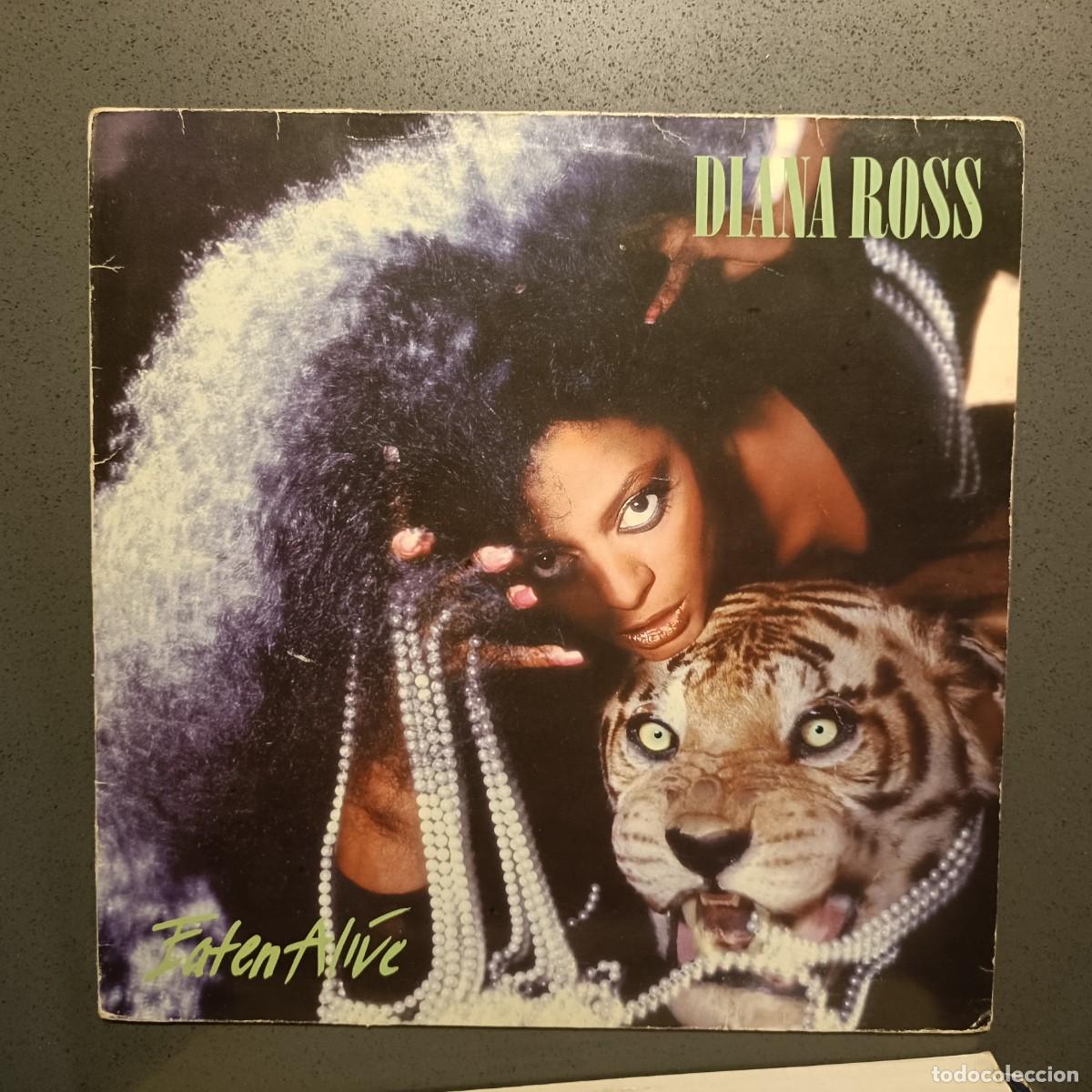 Discos de vinilo: Diana Ross - Eaten Alive - LP. Capitol Records 1985