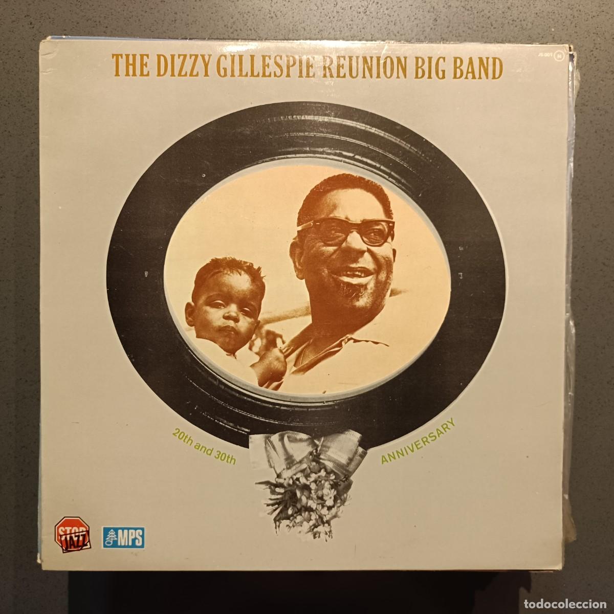 Discos de vinilo: The Dizzy Gillespie Reuni&oacute;n Big Band - 20th and 30 th Anniversary - LP. Stop Jazz 1980