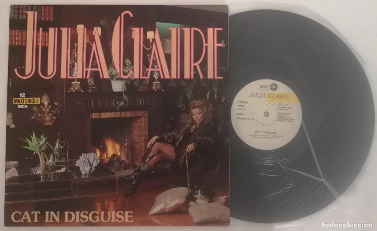 Discos de vinilo: DISCO VINILO JULIA CLAIRE CAT IN DISGUISE MAXI SINGLE 1987 &iexcl;IMPECABLE!