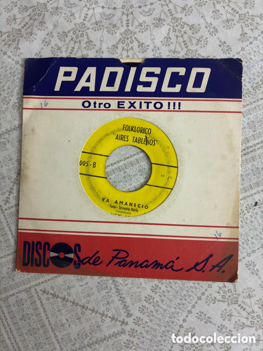 Discos de vinilo: DISCOS DE PANAM&Aacute; - AIRES TABLE&Ntilde;OS (MARGARITA LOZANO / LUCY JA&Eacute;N) - SINGLE 7&rdquo; PADISCO