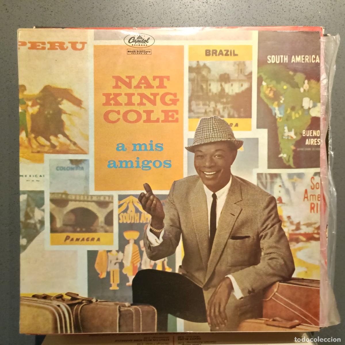 Discos de vinilo: Nat King Cole - A mis amigos - LP. sello Capitol 1960