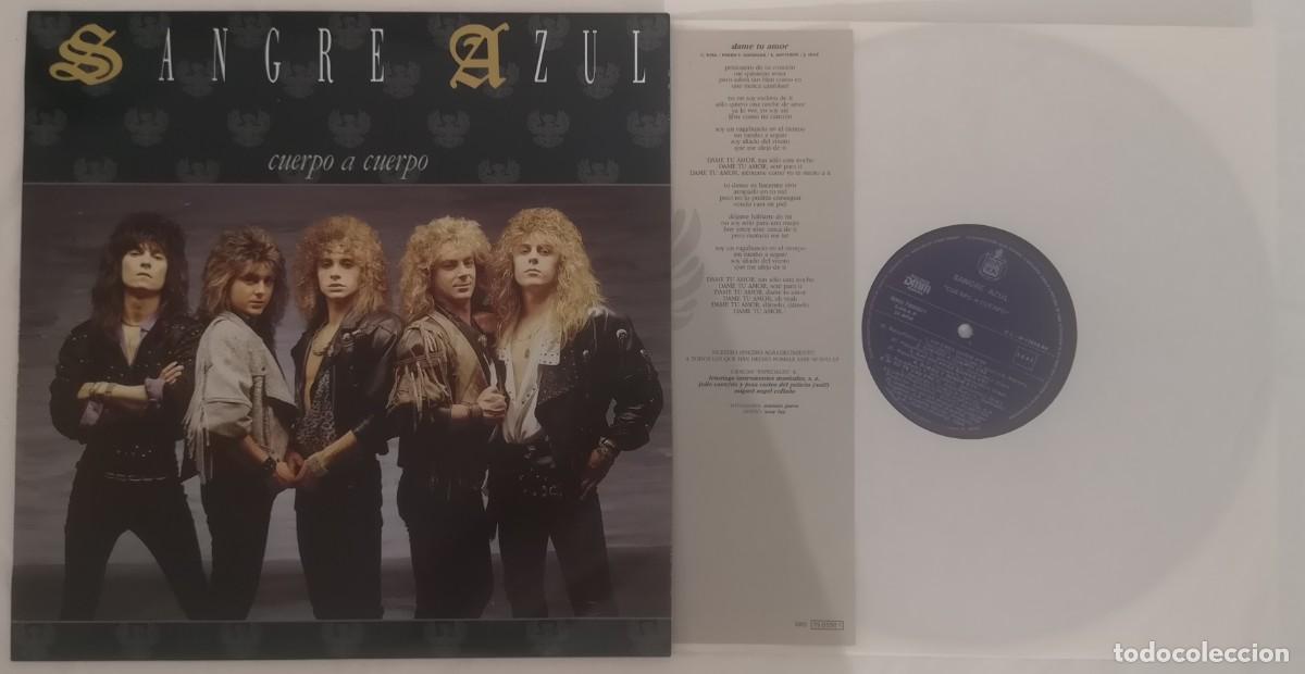 Discos de vinilo: DISCO VINILO SANGRE AZUL CUERPO A CUERPO LP 1988 &iexcl;IMPECABLE!