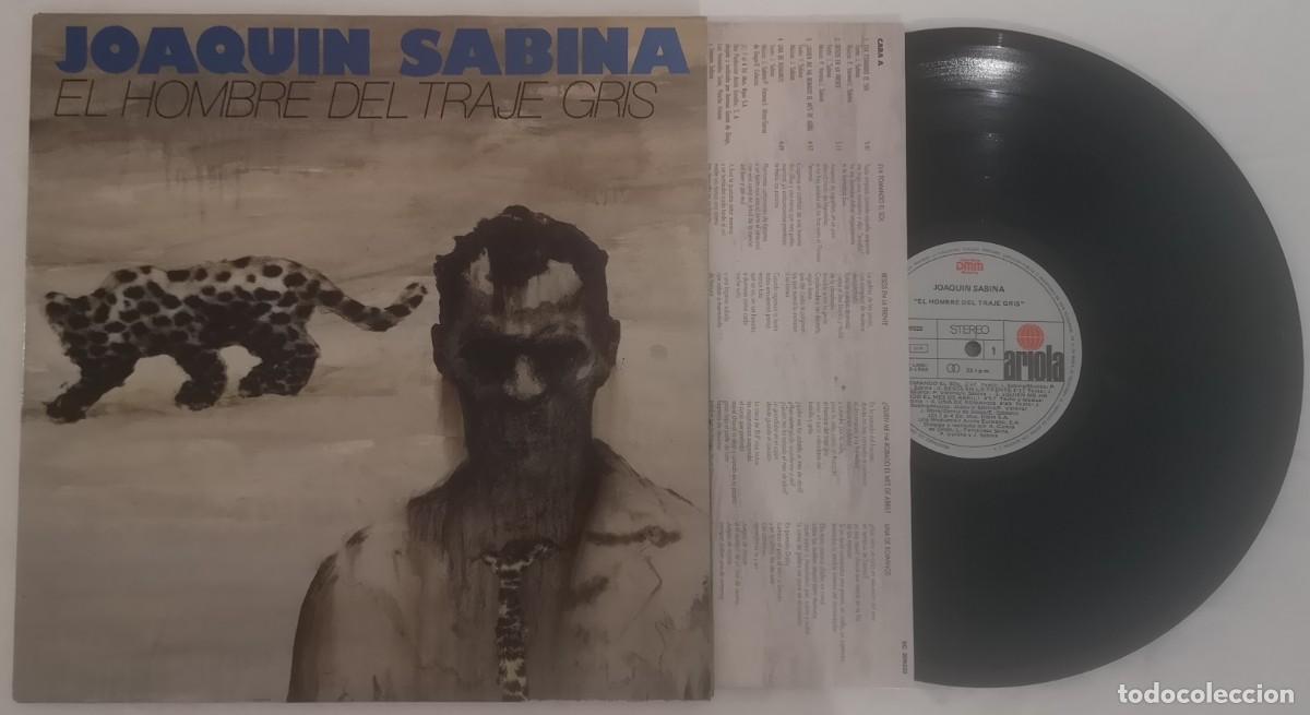 Discos de vinilo: DISCO VINILO JOAQU&Iacute;N SABINA EL HOMBRE DEL TRAJE GRIS LP 1988 &iexcl;PERFECTO ESTADO!