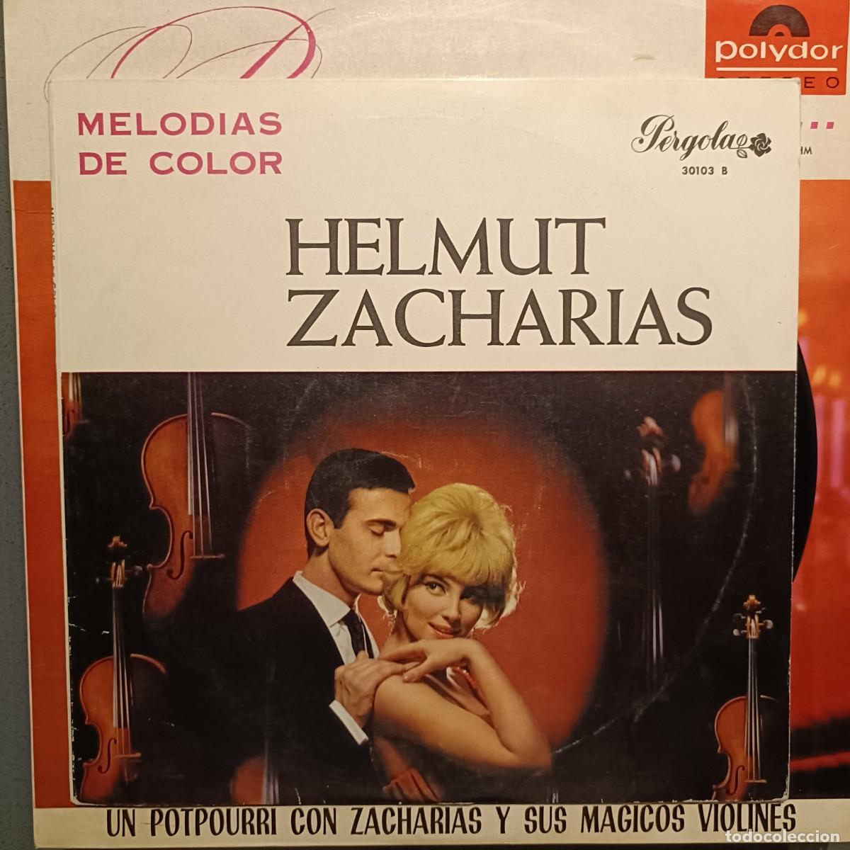 Discos de vinilo: Helmut Zacharias - Melod&iacute;as de color - LP. sello P&eacute;rgola 1966