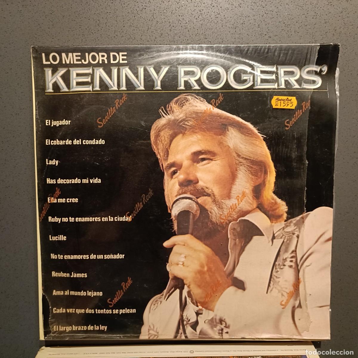 Discos de vinilo: Kenny Rogers - Lo Mejor de Kenny Rogers - LP. sello Liberty 1986