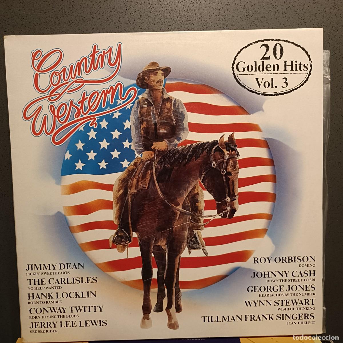 Discos de vinilo: Country & Western - Varios - 20 Golden Hits, vol. 3 - LP. sello Colorado
