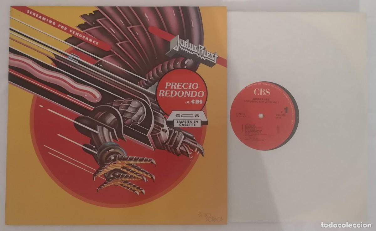 Discos de vinilo: DISCO VINILO JUDAS PRIEST SCREAMING FOR VENGEANCE LP 1986 &iexcl;IMPECABLE!