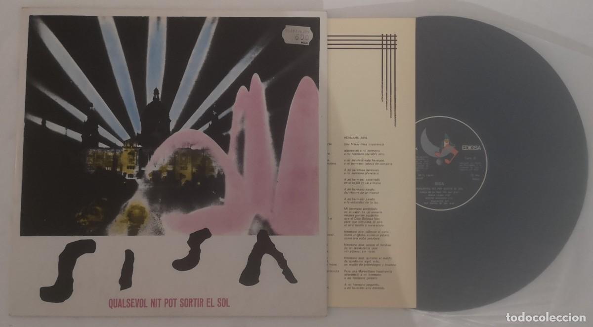 Discos de vinilo: DISCO VINILO SISA QUALSEVOL NIT POT SORTIR EL SOL LP 1975 &iexcl;IMPECABLE!