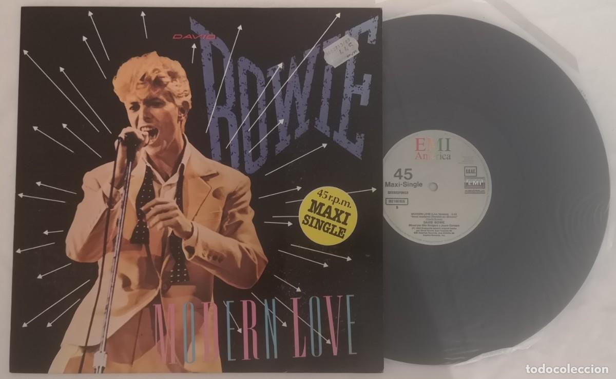 Discos de vinilo: DISCO VINILO DAVID BOWIE MODERN LOVE MAXI SINGLE 1983 &iexcl;DISCO C&Oacute;MO NUEVO!