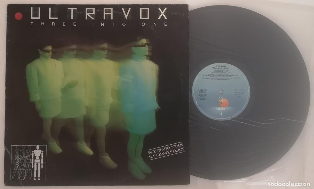 Vinyl records: DISCO VINILO ULTRAVOX THREE INTO ONE MAXI SINGLE 1981 &iexcl;DISCO IMPECABLE!