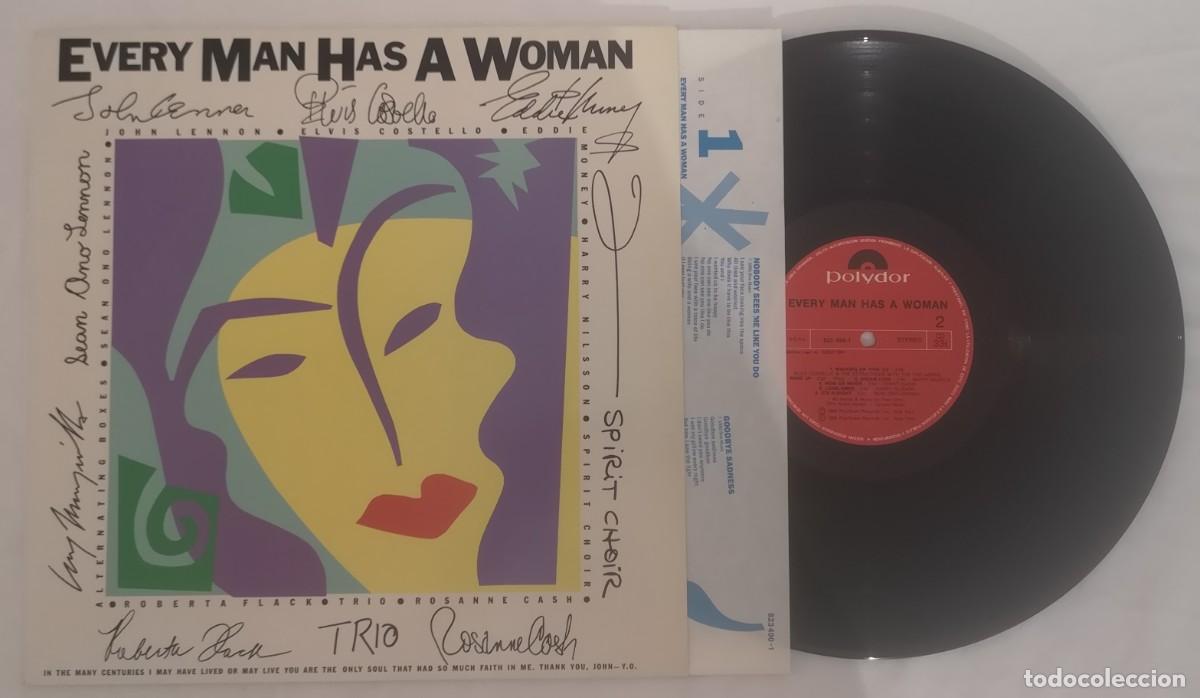 Discos de vinilo: DISCO VINILO EVERY MAN HAS A WOMAN (RECOP.) LENNON LP 1984 &iexcl;IMPECABLE!