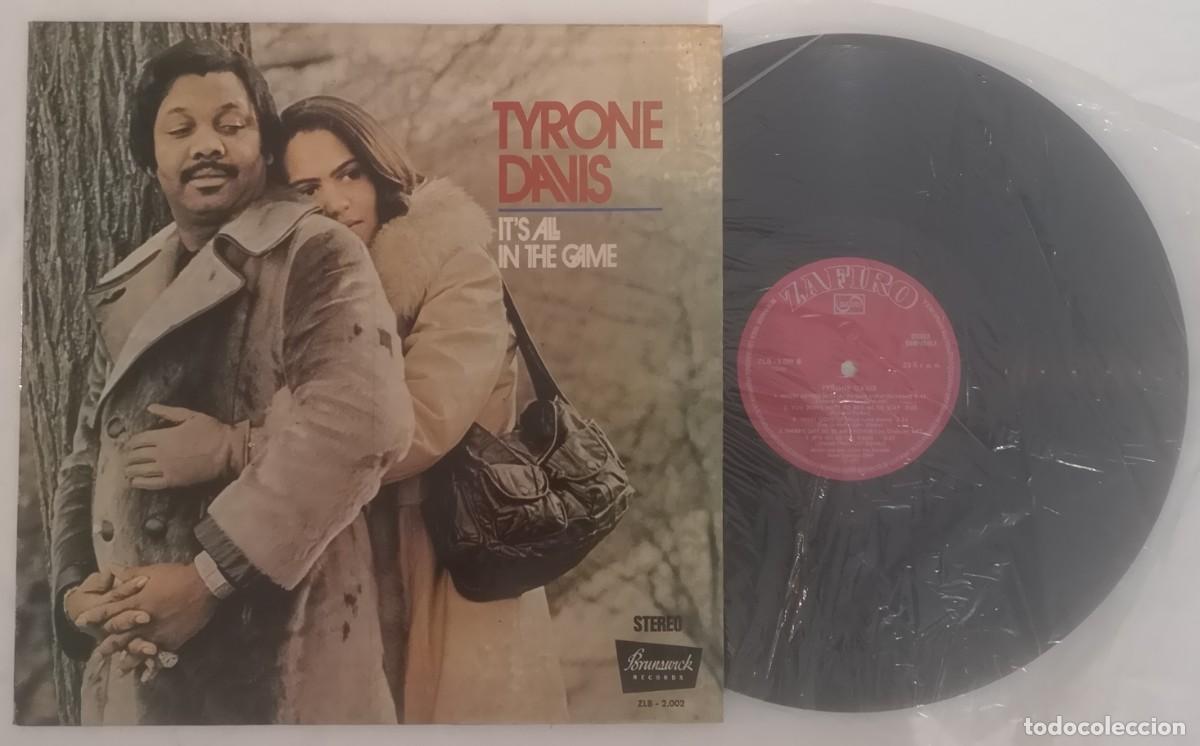 Discos de vinilo: DISCO VINILO TYRONE DAVIS IT'S ALL IN THE GAME LP 1974 &iexcl;DISCO IMPECABLE!