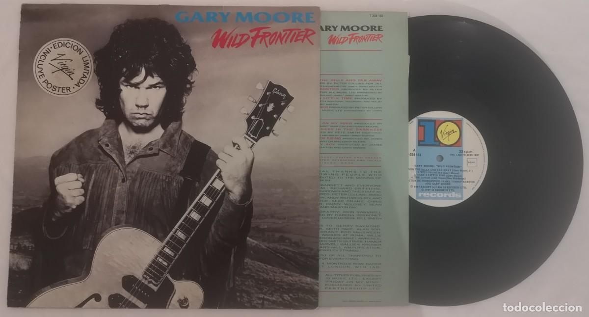 Discos de vinilo: DISCO VINILO GARY MOORE WILD FRONTIER LP 1987