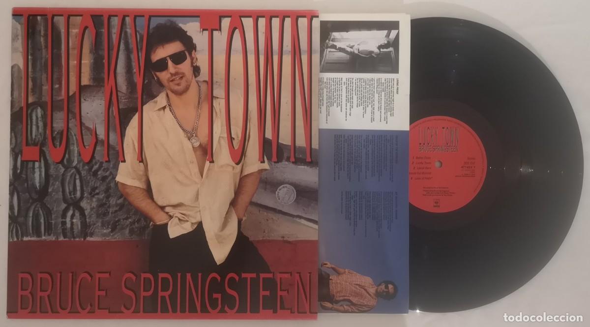 Discos de vinilo: DISCO VINILO BRUCE SPRINGSTEEN LUCKY TOWN LP 1992 &iexcl;IMPECABLE!