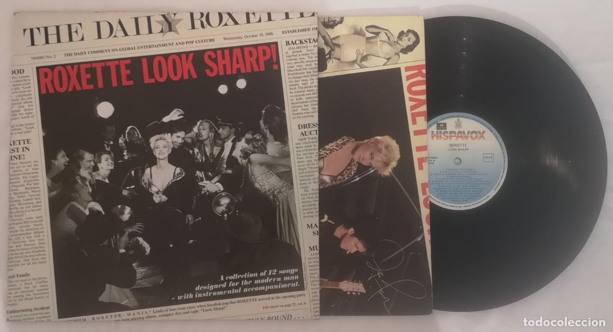 Discos de vinilo: DISCO VINILO ROXETTE LOOK SHARP! LP 1987