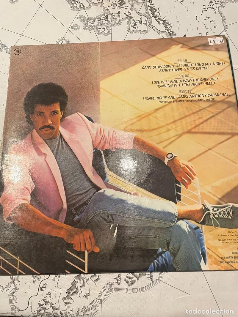 Discos de vinilo: Vinilo Lionel Richie - Cant Slow Down - Foto 2