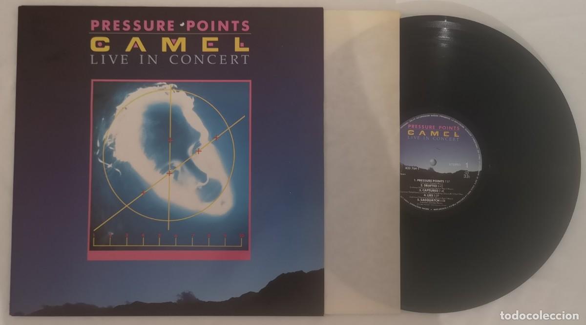 Discos de vinilo: DISCO VINILO CAMEL PRESSURE POINTS LP 1984 &iexcl;IMPECABLE!