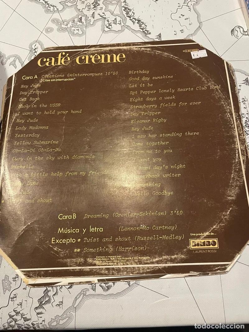 Discos de vinilo: Vinilo Maxi Single Caf&eacute; Cr&egrave;me 45 RPM - Foto 2
