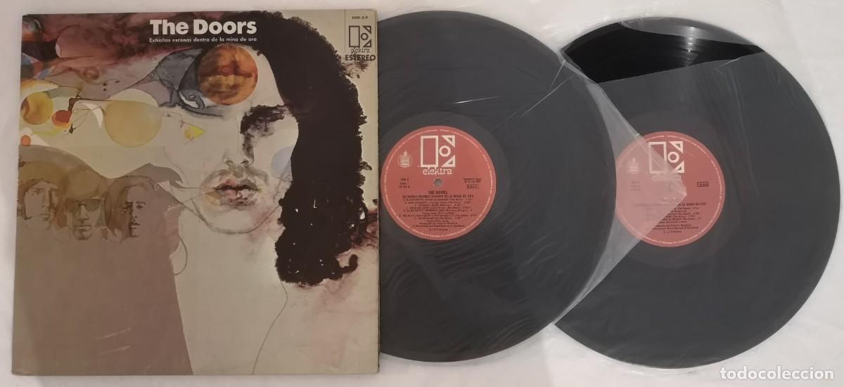 Discos de vinilo: DISCO VINILO THE DOORS EXTRA&Ntilde;AS ESCENAS DENTRO DE LA MINA DE ORO LP 1972