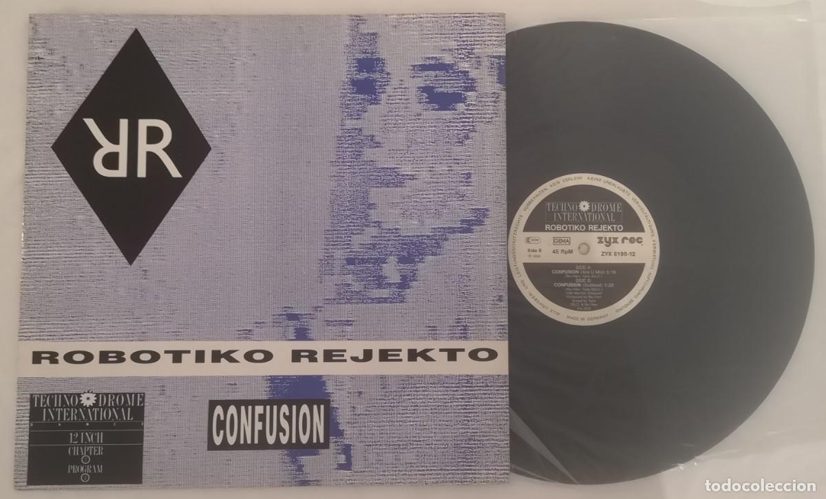 Discos de vinilo: DISCO VINILO ROBOTIKO REJEKTO CONFUSION MAXI SINGLE 1989