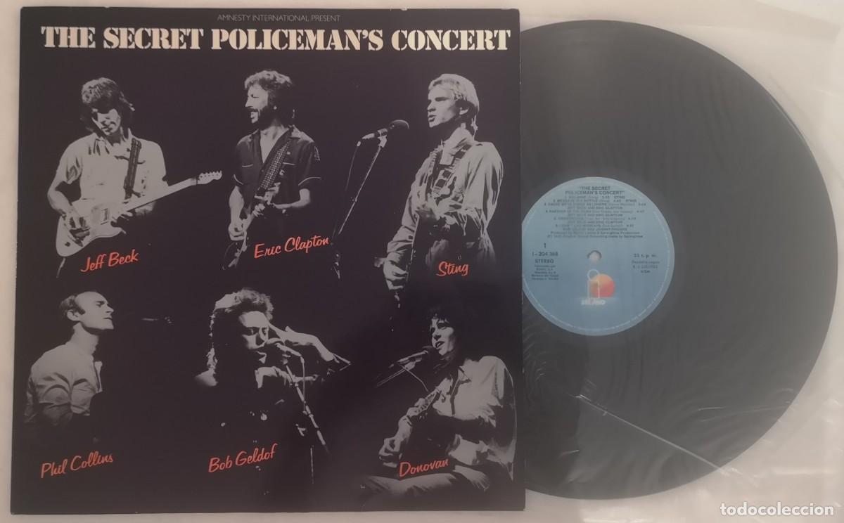 Discos de vinilo: DISCO VINILO THE SECRET POLICEMAN'S CONCERT (CLAPTON, STING...) LP 1982 &iexcl;IMPECABLE!