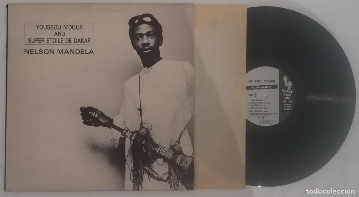 Discos de vinilo: DISCO VINILO YOUSSOU & ETOILE DE DAKAR NELSON MANDELA LP 1988 &iexcl;IMPECABLE!