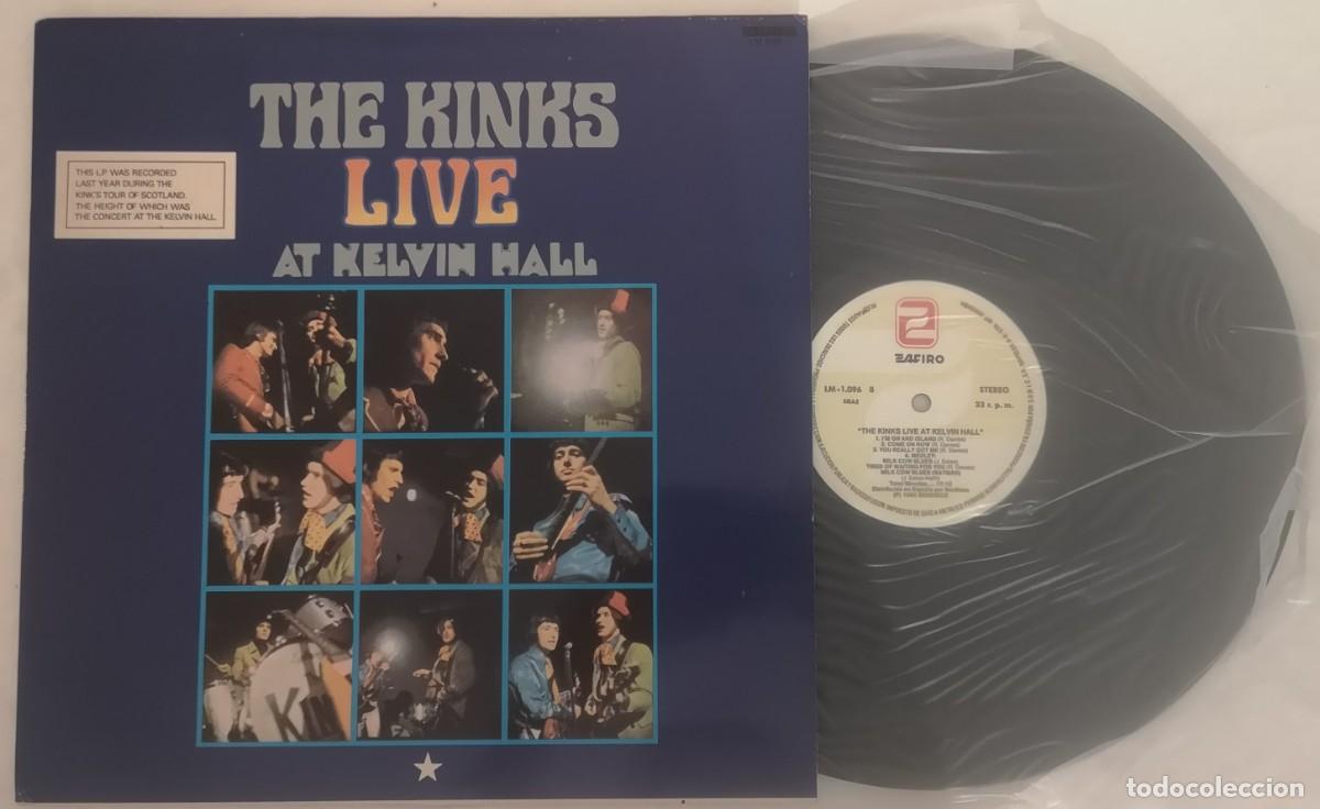 Discos de vinilo: DISCO VINILO THE KINKS LIVE AT KELVIN HALL LP 1984 &iexcl;IMPECABLE!