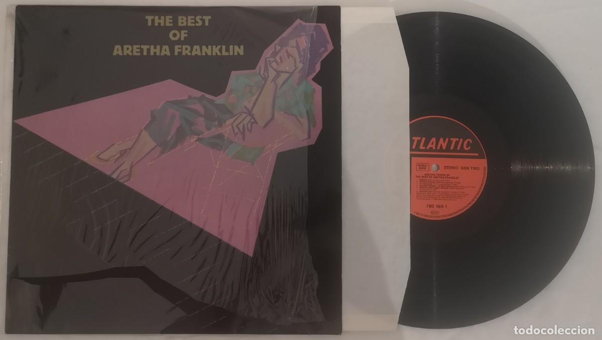 Discos de vinilo: DISCO VINILO ARETHA FRANKLIN THE BEST LP 1984