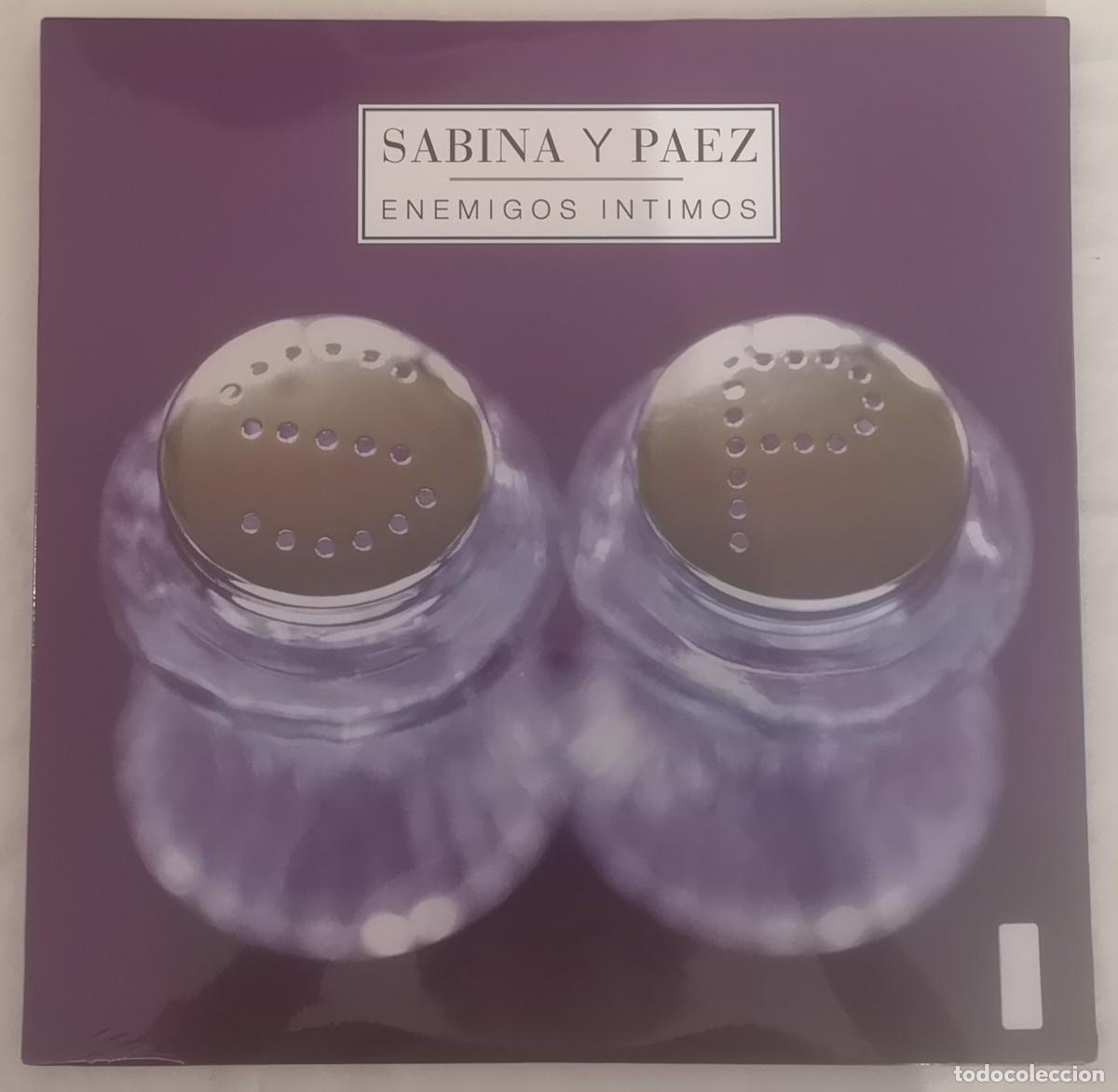 Discos de vinilo: DISCO VINILO SABINA Y PAEZ ENEMIGOS &Iacute;NTIMOS LP 2020/2021 NUEVO &iexcl;PRECINTADO!