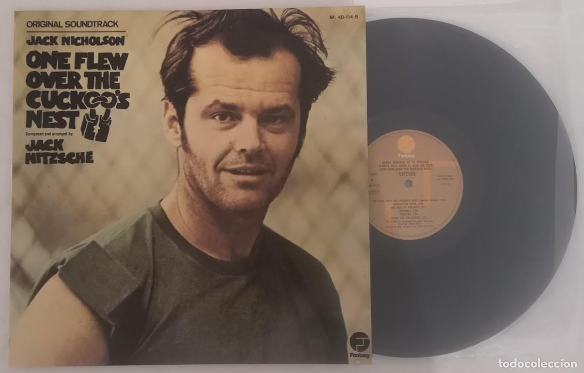 Discos de vinilo: DISCO VINILO BANDA SONORA ALGUIEN VOL&Oacute; SOBRE EL NIDO DEL CUCO LP 1976 &iexcl;IMPECABLE!