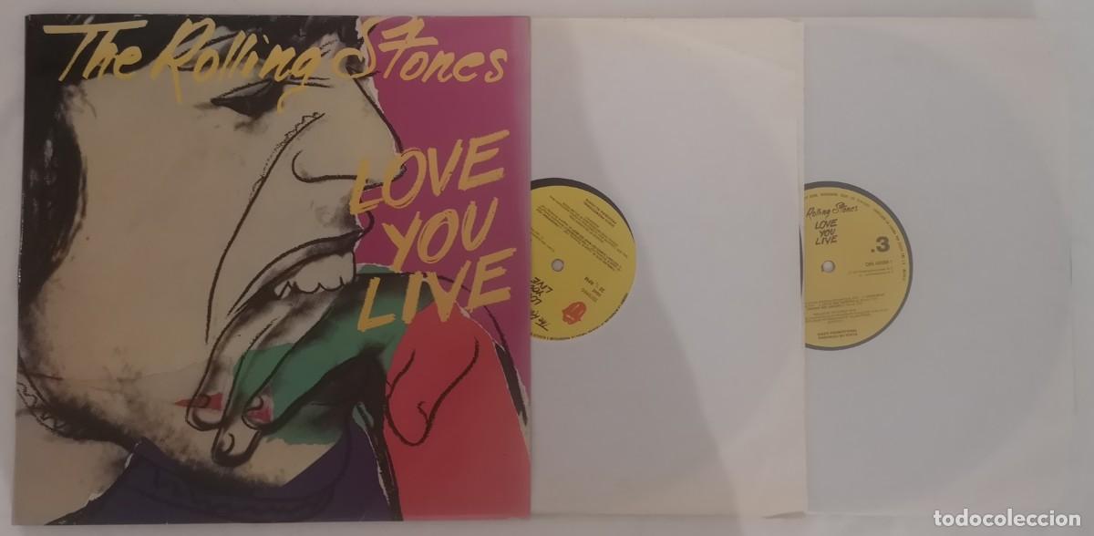 Discos de vinilo: DISCO VINILO ROLLING STONES LOVE YOU LIVE LP 1987 PROMO &iexcl;PERFECTO ESTADO!