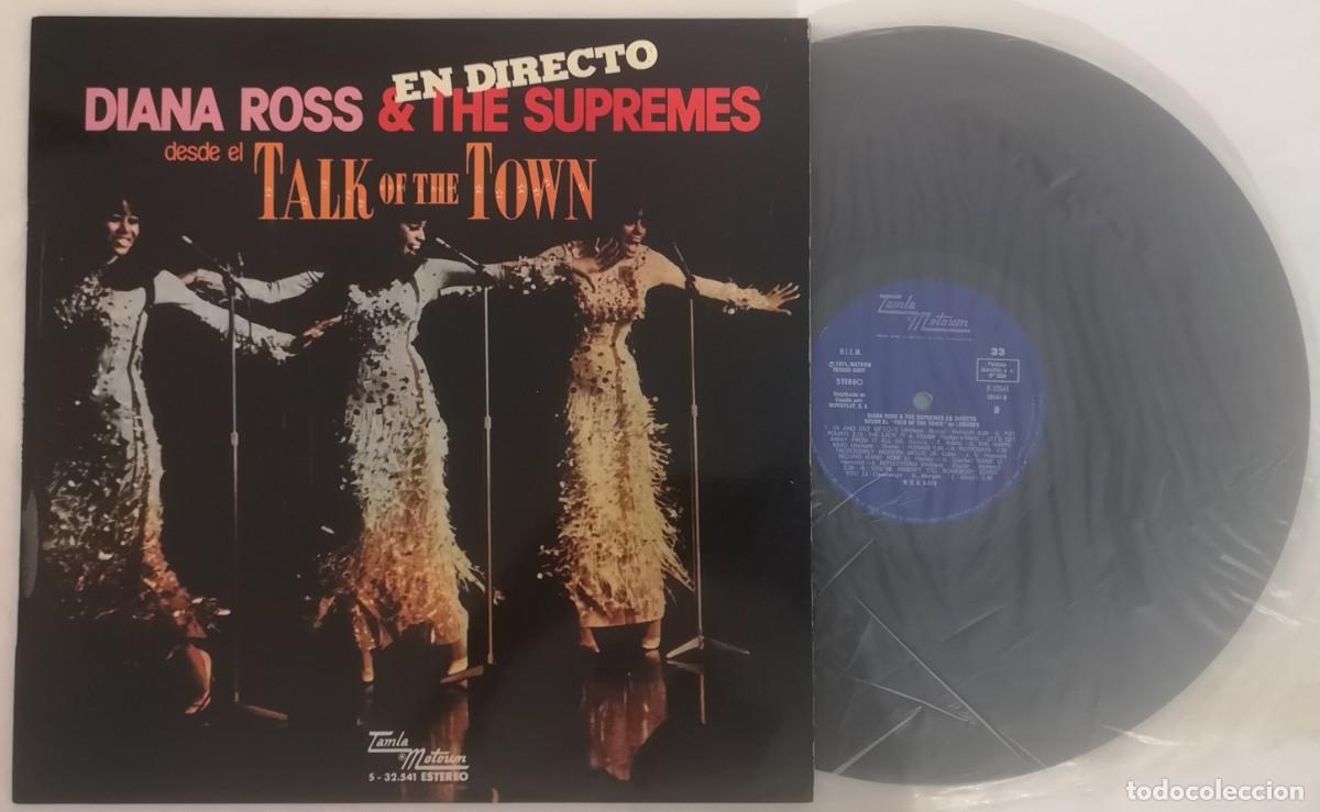 Discos de vinilo: DISCO VINILO DIANA ROSS & THE SUPREMES EN DIRECTO LP 1974 &iexcl;IMPECABLE!