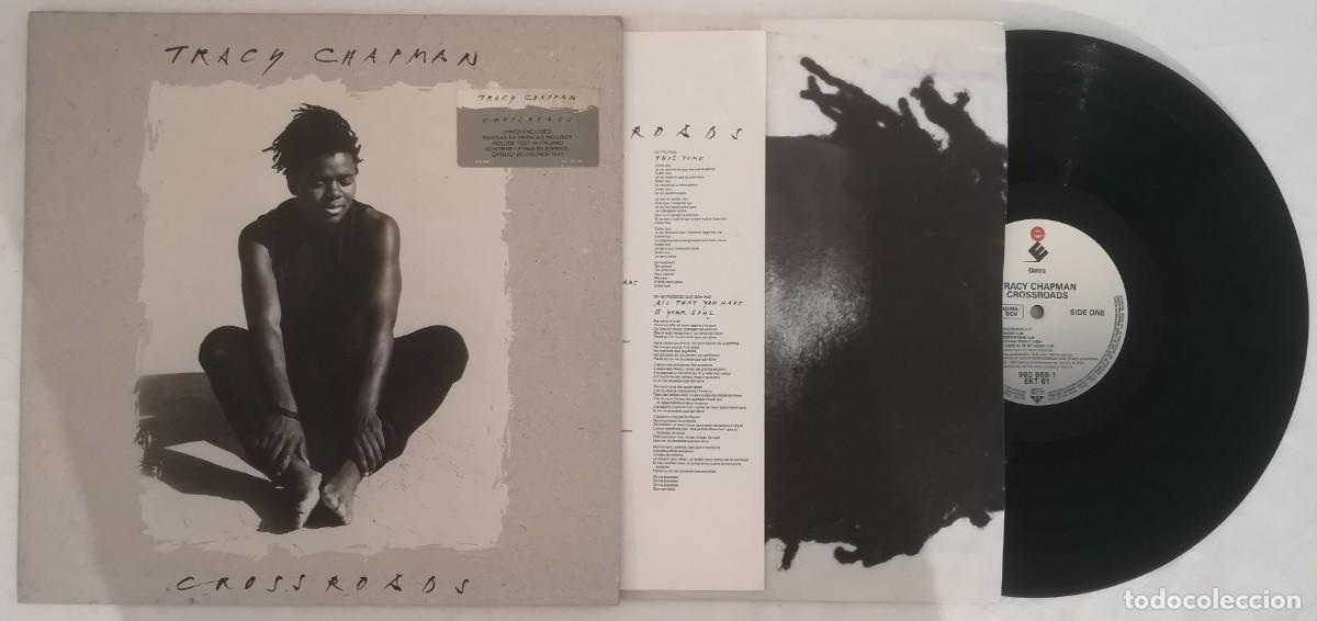 Discos de vinilo: DISCO VINILO TRACY CHAPMAN CROSSROADS LP 1990 &iexcl;PERFECTO ESTADO!