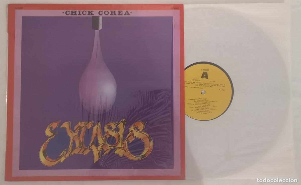 Discos de vinilo: DISCO VINILO CHICK COREA EXTASIS LP 1980 &iexcl;IMPECABLE!