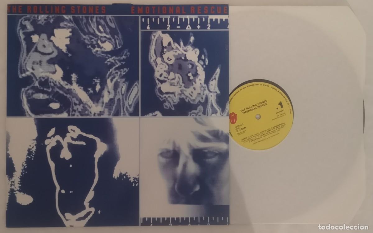 Discos de vinilo: DISCO VINILO ROLLING STONES EMOTIONAL RESCUE LP 1987 (2)