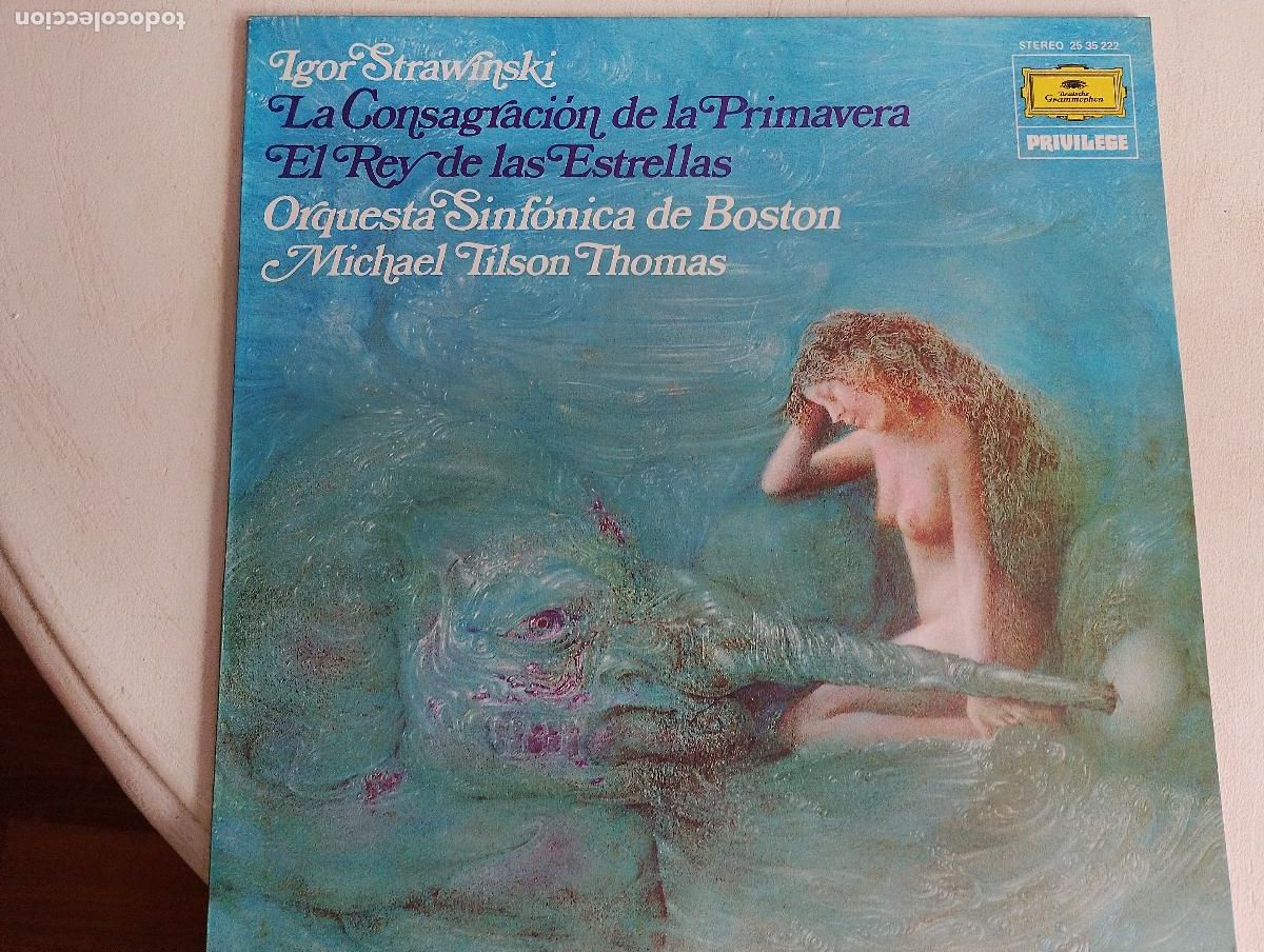 Discos de vinilo: Igor Strawinsky* La Consagraci&oacute;n de la Primavera / El Rey de las Estrellas,Orquesta Sinf&oacute;nica De Bos