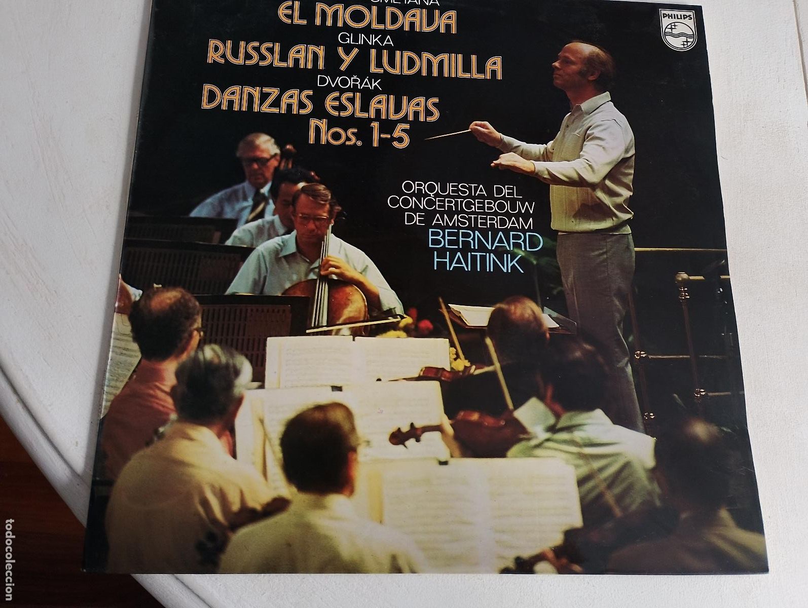 Discos de vinilo: Bernard Haitink, Concertgebouworkest &ndash; Smetana/Vltava, Glinka/Russlan And Ludmila, Dvorak/Slavonic D