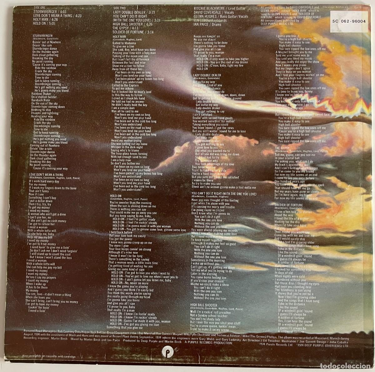 Discos de vinilo: Deep Purple &ndash; Stormbringer - Foto 2