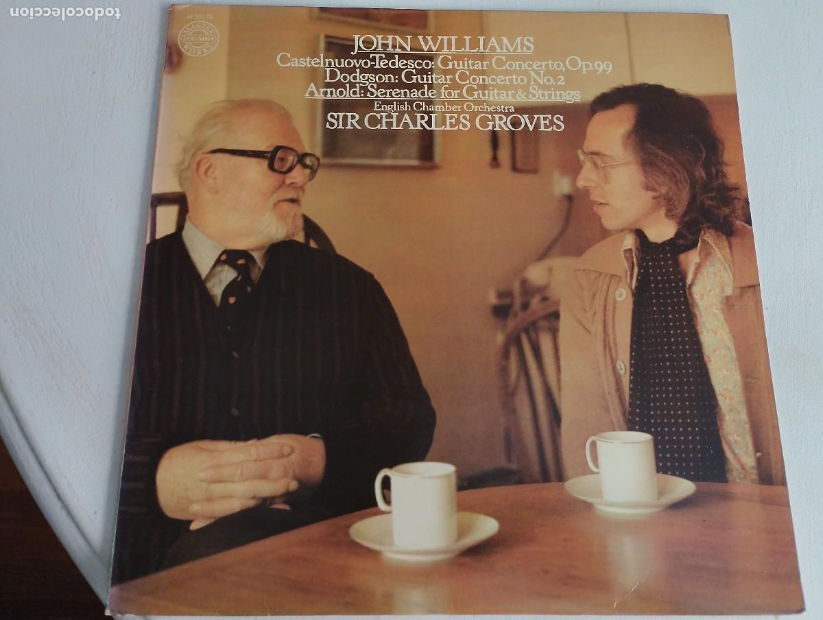 Discos de vinilo: John Williams (7), Castelnuovo-Tedesco*, Dodgson*, Arnold*, English Chamber Orchestra, Sir Charles G