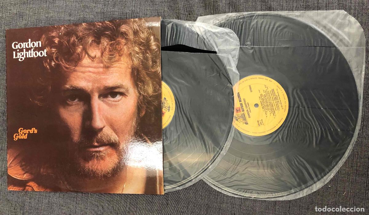Discos de vinilo: 2 LP GORDON LIGHTFOOT GORD'S GOLD. HISPAVOX 1975