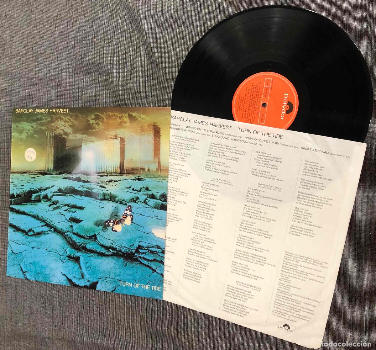 Discos de vinilo: LP BARCLAY JAMES HARVEST TURN OF THE TIDE. POLYDOR 1981